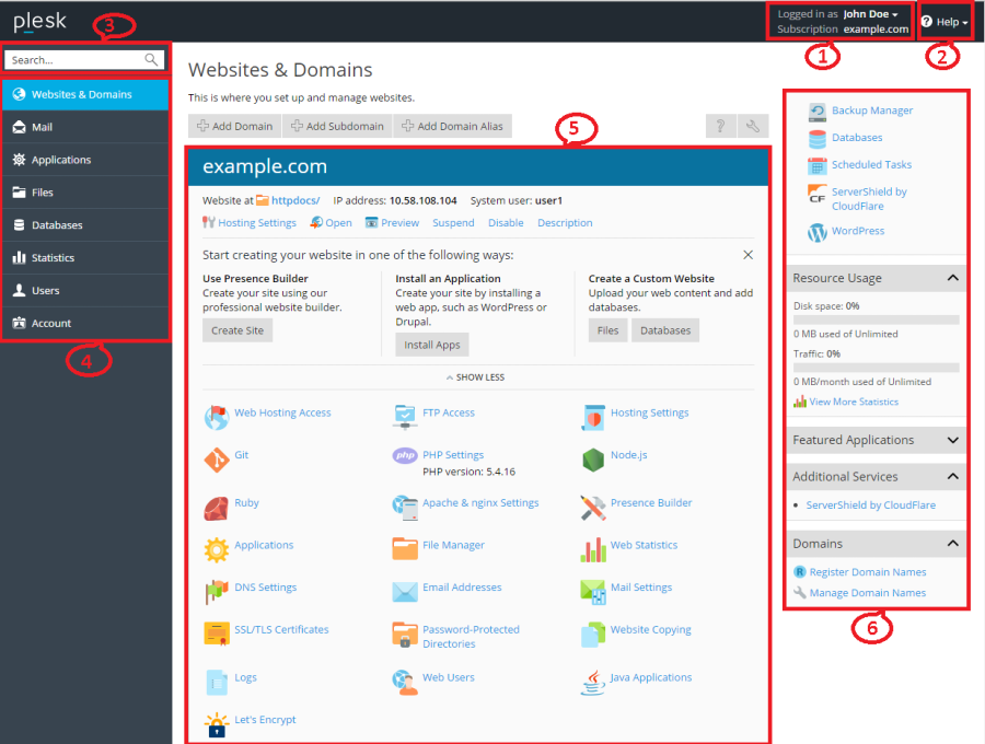 Illustration de l'article Changer la version de PHP et les réglages d'hébergement dans Plesk