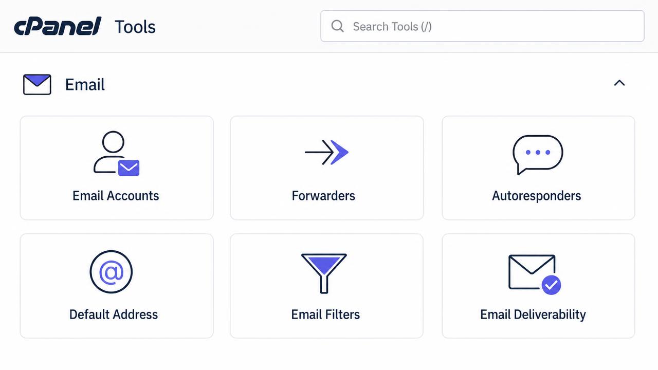 Illustration de l'article Créer et gérer ses comptes e-mail dans cPanel
